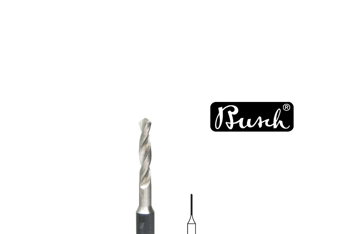 Busch Drill, High Speed Steel, Fig. 203HSS, Size 005, Item No. 28.620