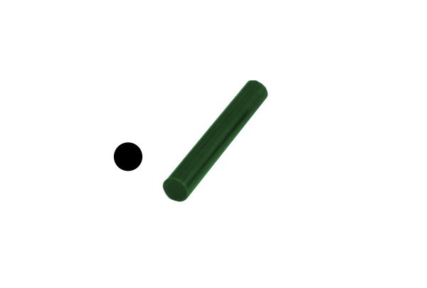 Matt Ring Tube, Green, Solid Bar, Item No. 21.02707