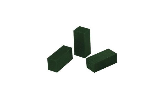 Matt Carving Wax Bars, 1/6 Pound, Green, Box of 3, Item No. 21.02751