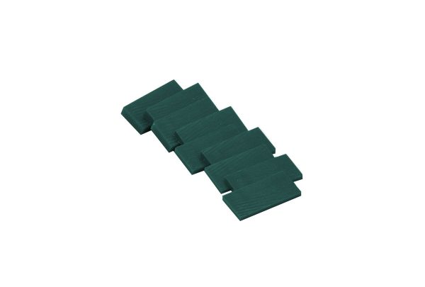 Matt Carving Wax Slices, Green, Assortment of 9 pieces, Item No. 21.02765