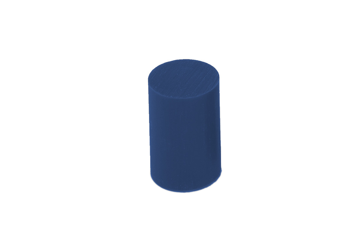 Ferris Wax, File-A-Wax, Round Bar, Blue, Item No. 21.0717