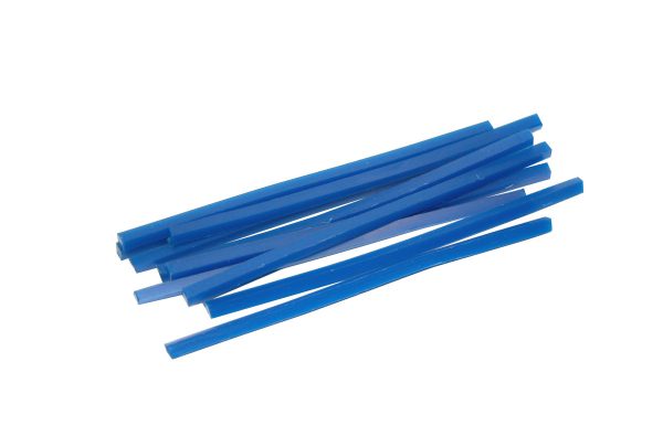 Blue Wax Wires, Square, Gauge 10, 2 oz. Box, Item No. 21.555