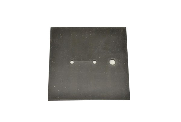 Black Rubber Pad for Vacuum Investing, 10-1/2" Square, Item No. 21.810