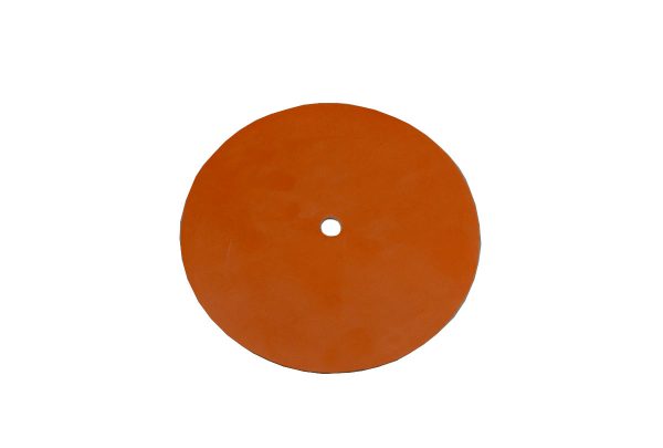 Red Silicon Pad, 7" Diameter, 1/2" Hole, Item No. 21.812