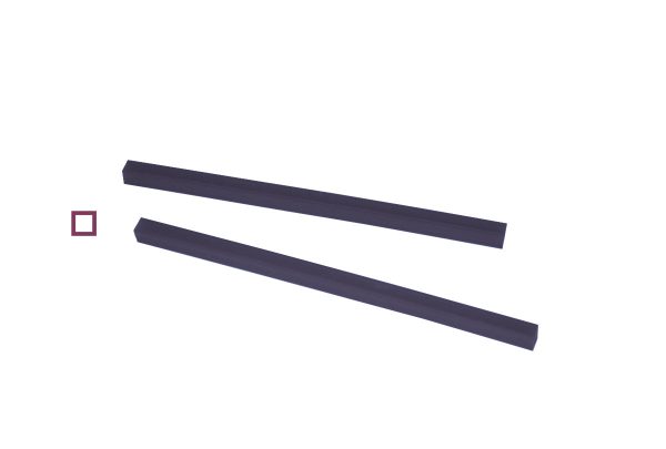 Cowdery Profile Wax, Square Tube, 5.5 MM, Purple, Item No. 21.980