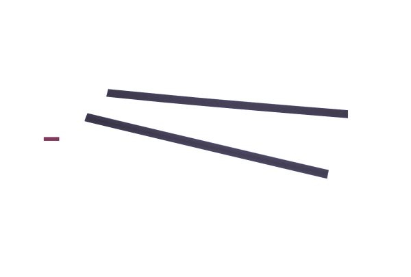 Cowdery Profile Wax, Flat Ribbon, 2 MM, Purple, Item No. 21.982