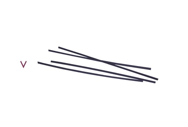 Cowdery Profile Wax, 60 Degree Corner, 1.5 MM, Purple, Item No. 21.990