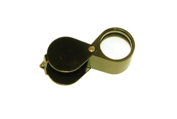 Diamond Cut 21.5 mm Gold Loupe, Item No. 29.590
