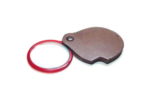 PEER® Pocket Magnifier with Attached Leather Case, Item No. 29.684