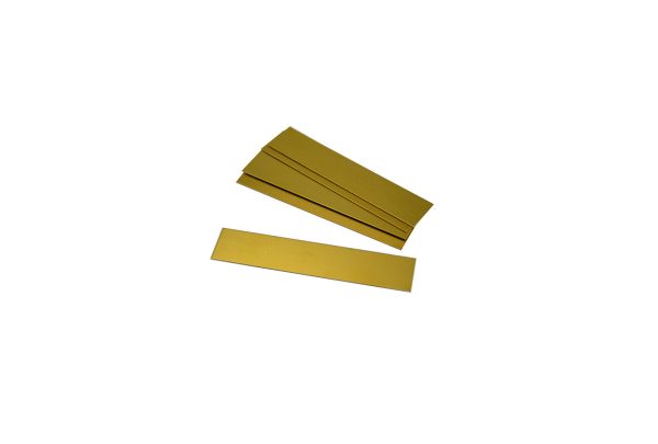 Brass Plate for Engraving, Pack of 12, Item No. 36.01556