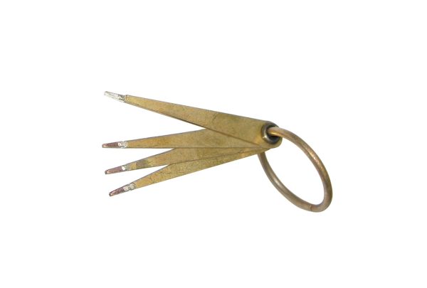 Set of 4  Testing Needles for 10, 14 and 18 Karat Gold and Silver, Item No. 56.706