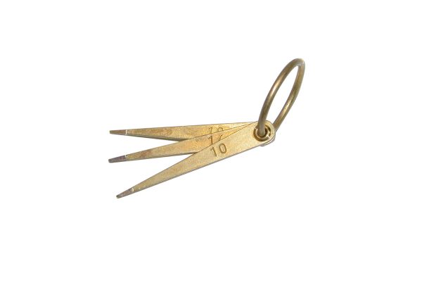 Set of 3 Testing Needles for 10, 14, and 18 Karat Gold, Item No. 56.708