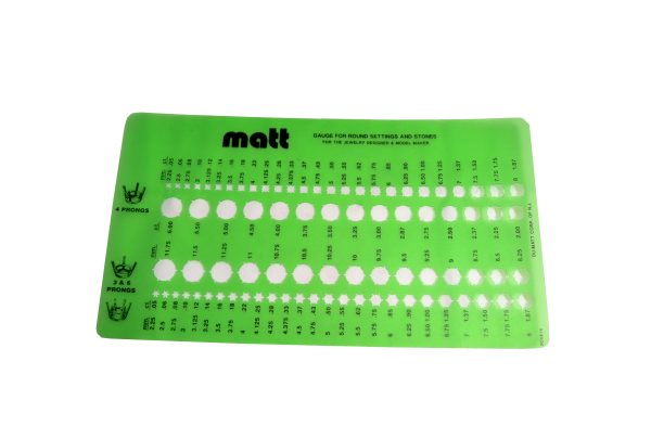 Matt Creative Settings Round Template, Item No. 21.02853