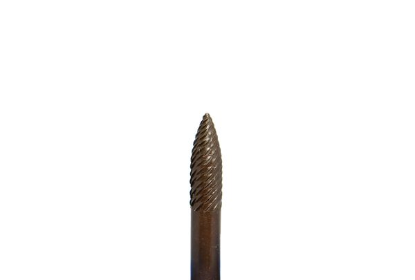 Tree pointed shape, 1/4" x 3/4", standard cut, Item No. 33.543