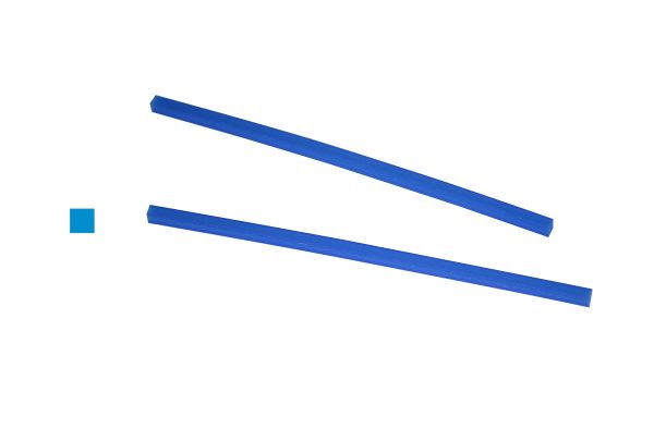 Cowdery Profile Wax, Square, 1 MM, Blue, Item No. 21.908