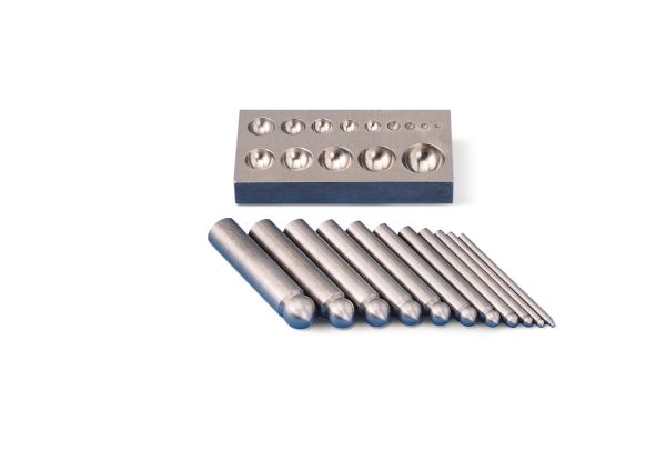Dapping Set-Block & 11 Punches, Item No. 25.106