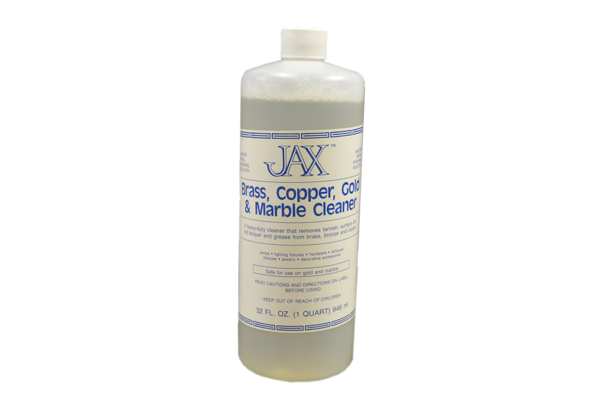 Jax® Brass, Copper, Gold and Marble Cleaner, Quart, Item No. 45.975