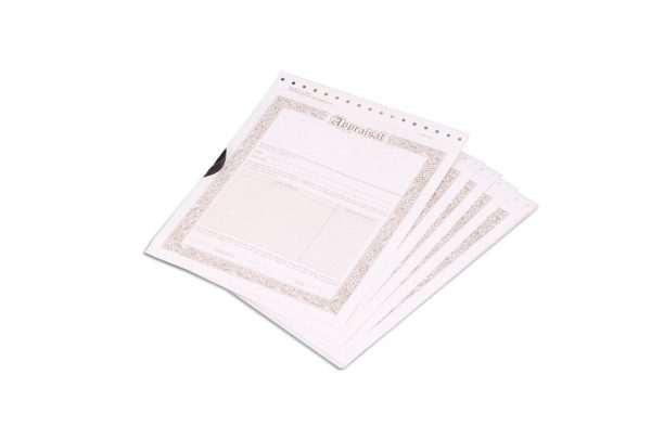 Appraisal Forms/ Pkg Of 50, Item No. 61.171