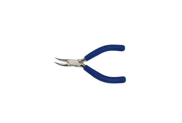 Grobet USA® Foam Grip Box Joint Pliers - Bent Chain Nose, Item No. 46.083