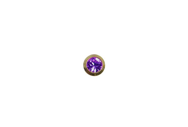 Birthstone-Bezel Feb(Ea Pair), Item No. 65.0202