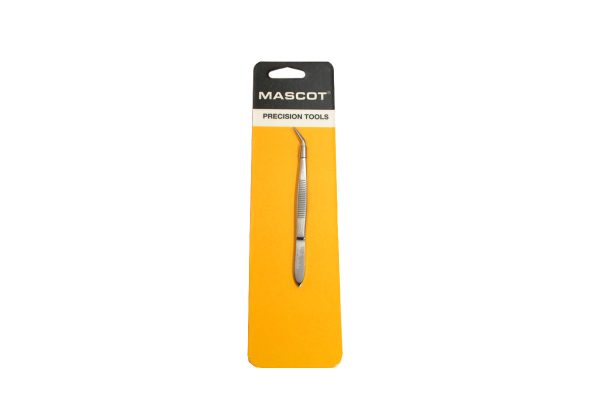 Mascot Tweezers, Curved, 4-1/2", Item No. H508