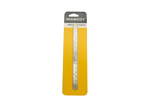 Mascot 6 Inch Metric and Inch Ruler, Item No. H710