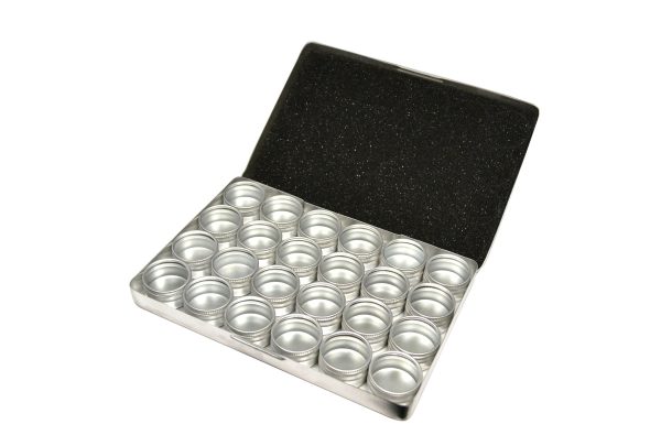 24 Piece Round Storage Box Set, 15.165