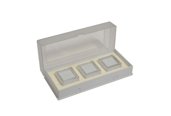 Gem Tray with 3 Boxes, White, Item No. 61.467