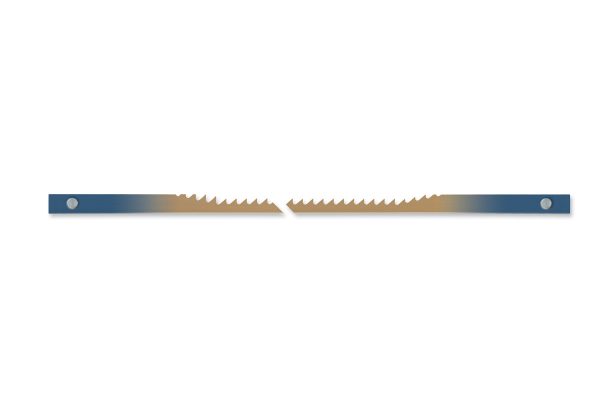 Pegas Wood Sawblade, Pinned Regular 5", Sold by the Gross, Item No. 90.476B