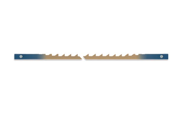 Pegas Wood Sawblade, Pinned Skip 3", Sold by the Gross, Item No. 90.491B
