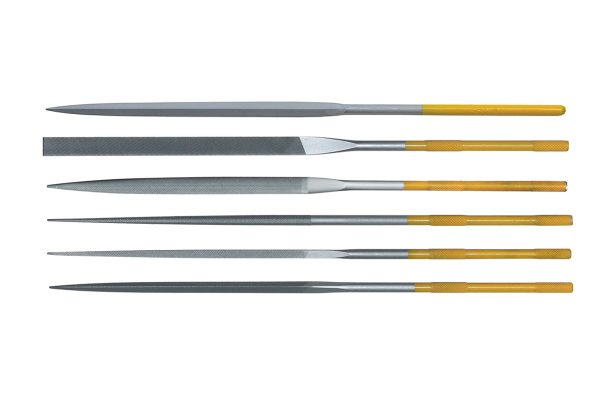 Grobet USA 18cm INOX 6-piece Set File, Cut 2, Item No. 30.123V