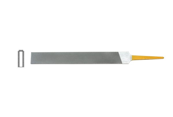 Grobet USA 8" INOX Hand File, Cut 0, Item No. 30.214V