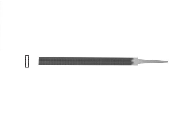 Grobet USA Swiss Pattern Precision 6" Checkering-Pillar File, Cut 2, Item No. 31.043