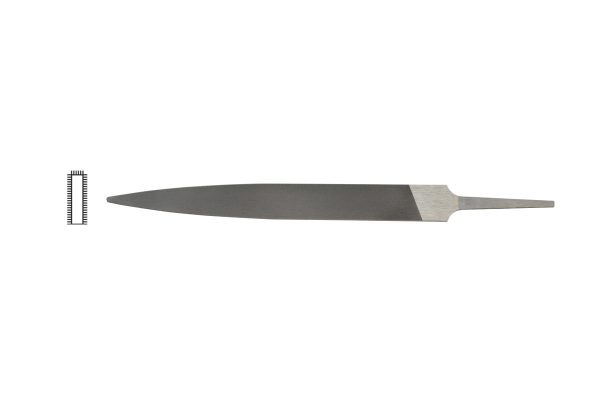 Grobet USA Swiss Pattern Precision 6" Warding File, Cut 0, Item No. 31.394