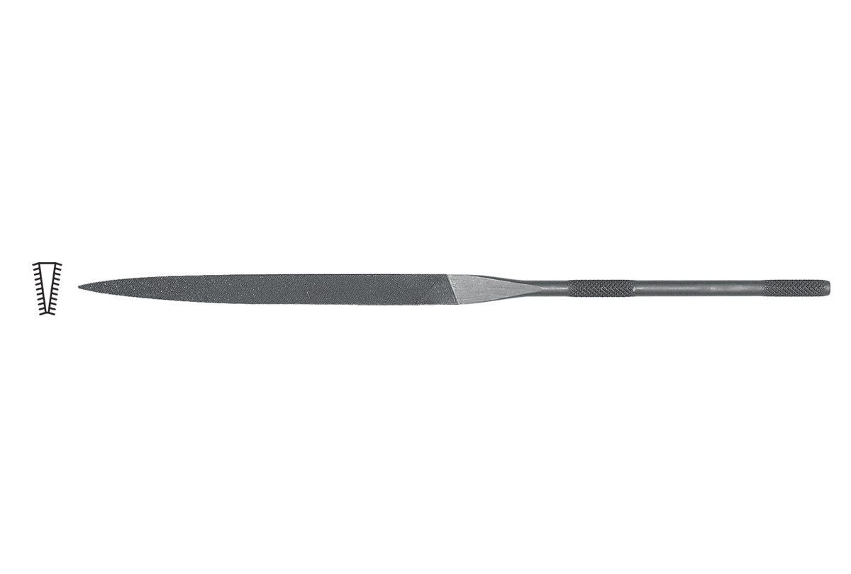Precision Filing Tools Grobet Swiss Pattern Needle File - 6-1/4