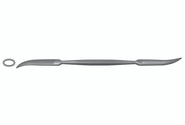 Grobet USA Rifflers-Diemaker #620  7" Cut  2, Item No. 31.827