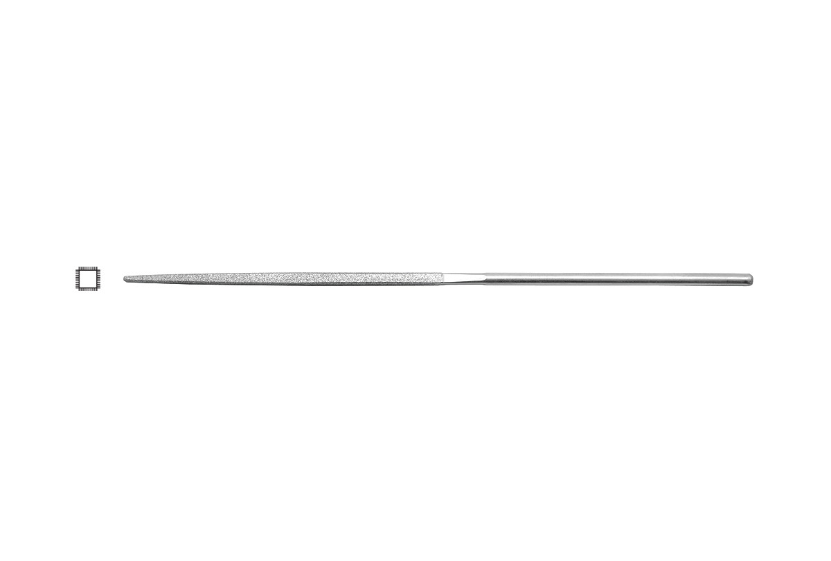thumbnail image 2 of Diamond Needle File, Knife, Medium Grit, Item No. 33.978 - Grobet USA 2 of 12