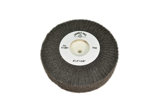 Silicon Oxide Flap Wheels, Fine, 4" x 1", Item No. 17.801