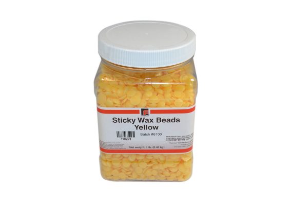 Sticky Wax Beads, Yellow, Item No. 21.516