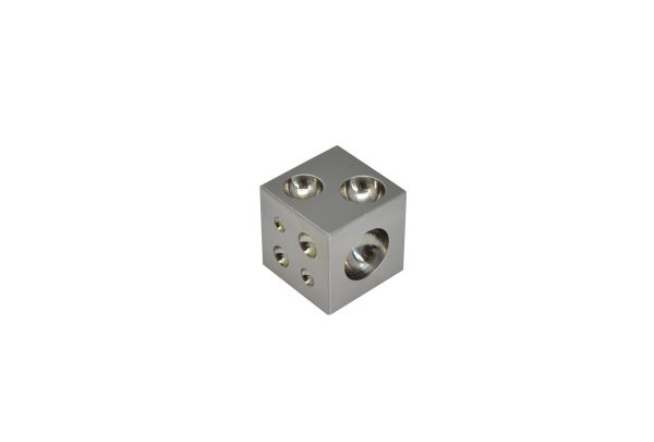 Mini Steel Dapping Block, 1" x 1", Item 25.075