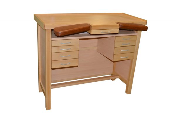 Premium Watchmaker's Bench, Beechwood, Item No. 13.085