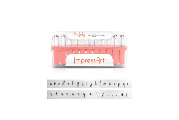 Melody Lowercase, 3mm, Item No. 41.115