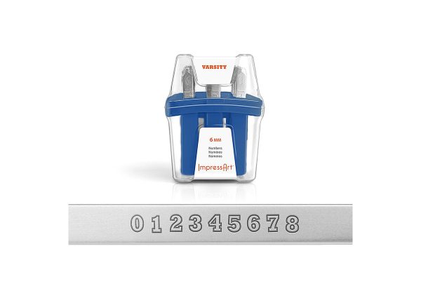 Varsity Numbers, 6mm, Item No. 41.124