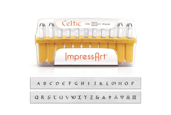 Celtic Uppercase, 3mm, Item No. 41.126
