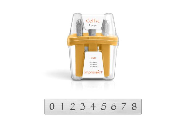 Celtic Numbers, 3mm, Item No. 41.128