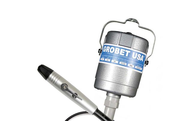 Grobet USA® Flexible Shaft Motor, C300, 1/10Hp, 220V Euro, Item No. 34.301XEURO