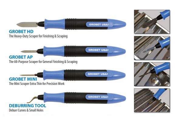 Grobet USA® Scraper/Deburring Kit, Item No. 52.160