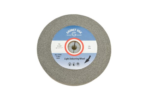 Grobet USA® LD Deburring Wheel, 6" Dia., 1" Thick, Item No. 10.061