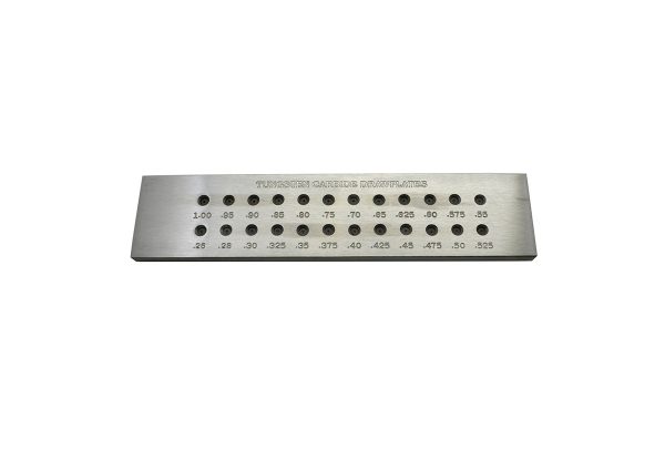 Tungsten Carbide Draw Plates, 24 Holes, 0.26mm-1mm, Item No. 28.0425