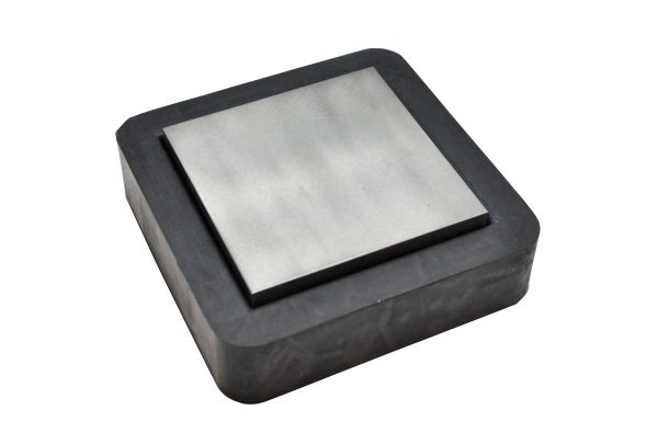 3" x 3" Steel and Rubber Bench Block, Item 13.204